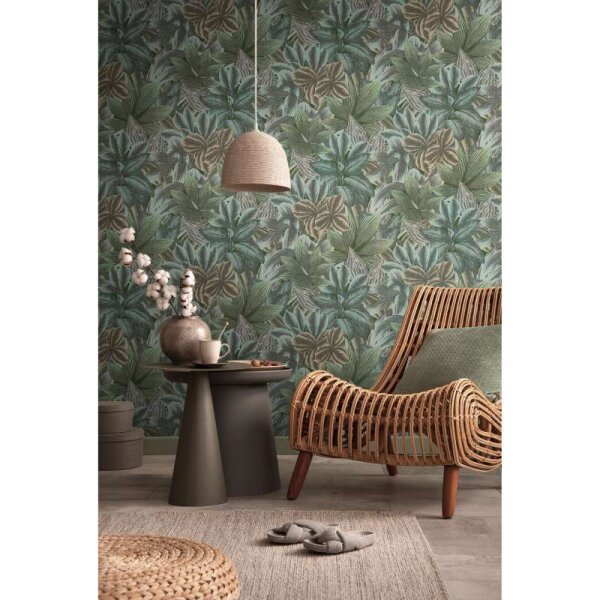 Tapete Grün livingwalls Vliestapete (392223)