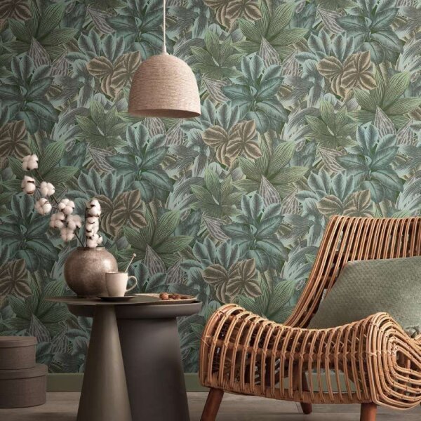 Tapete Grün livingwalls Vliestapete (392223)