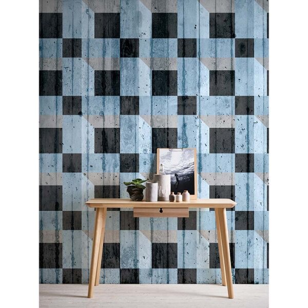 Digitaldruck-Tapete Squares 3D 2 Architects Paper (DD117025)