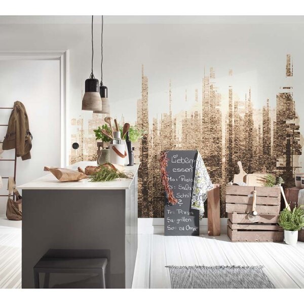 Digitaldruck-Tapete Skyline Artwork 2 Architects Paper (DD116965)