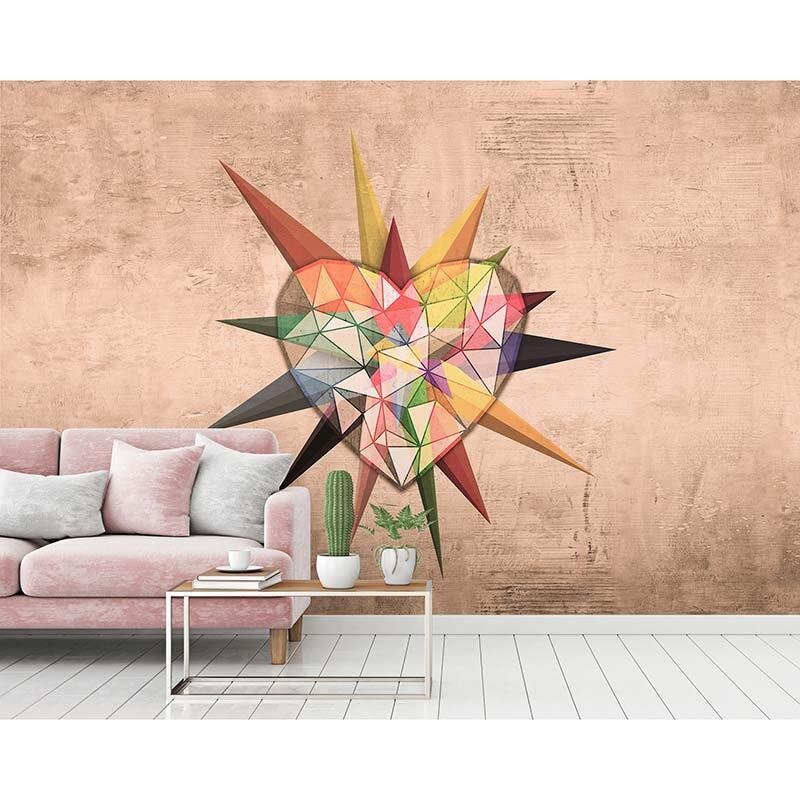 Digitaldruck-Tapete Heart Star 2 Architects Paper (DD116850)