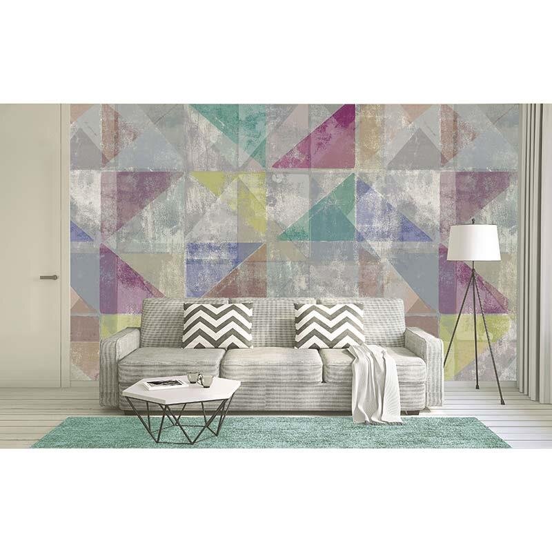 Digitaldruck-Tapete Used Triangle 1 Architects Paper (DD116790)