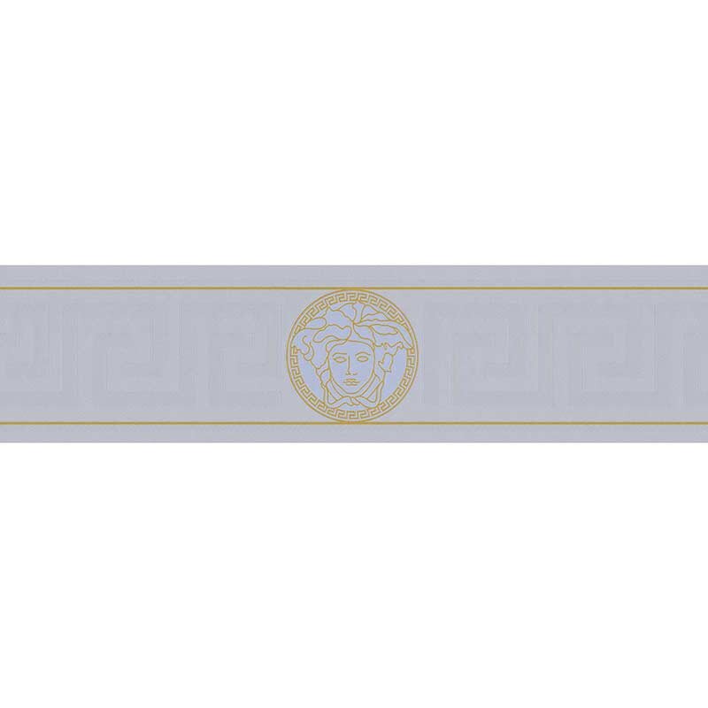 Tapete Grau, Silber, Gold, Kupfer VERSACE Satintapete (935225)