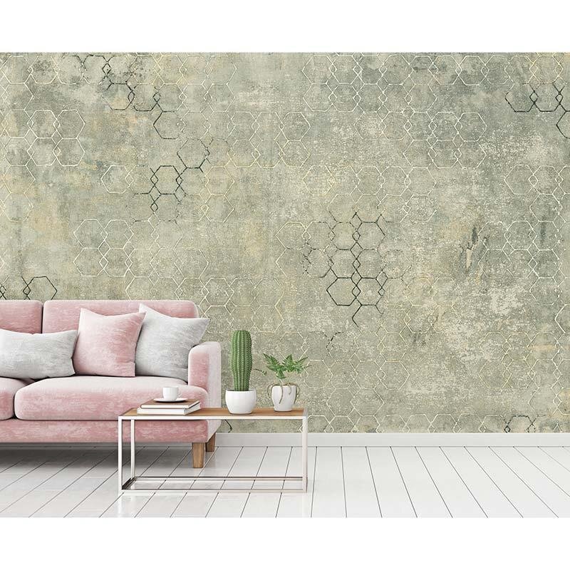 Digitaldruck-Tapete Hexagon Art 1 Architects Paper (DD116705)