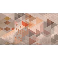 Digitaldruck-Tapete Vintage Triangle 2 Architects Paper...