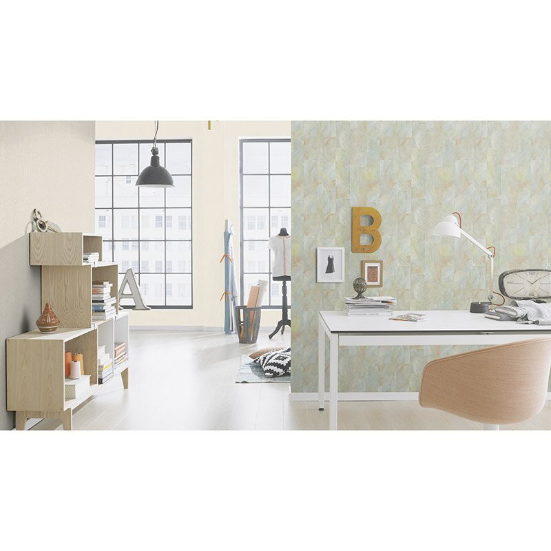 541441 Tapete Beige Creme Uni Vliestapete Modern Wohnzimmer Schlafzimmer Rasch