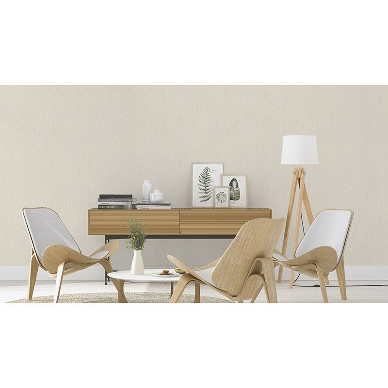 541441 Tapete Beige Creme Uni Vliestapete Modern Wohnzimmer Schlafzimmer Rasch