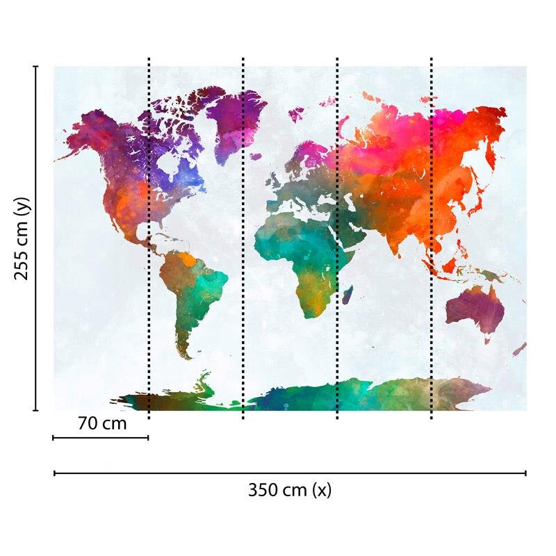 Digitaldruck-Tapete Global Map livingwalls (DD118802)