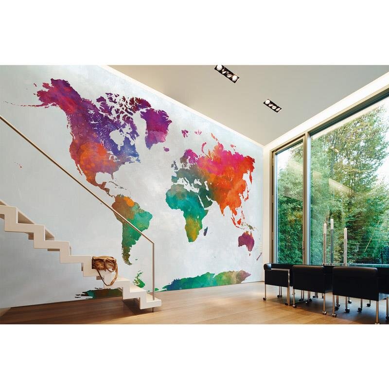 Digitaldruck-Tapete Global Map livingwalls (DD118802)