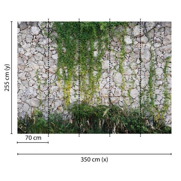 Digitaldruck-Tapete Stone wall livingwalls (DD118793)