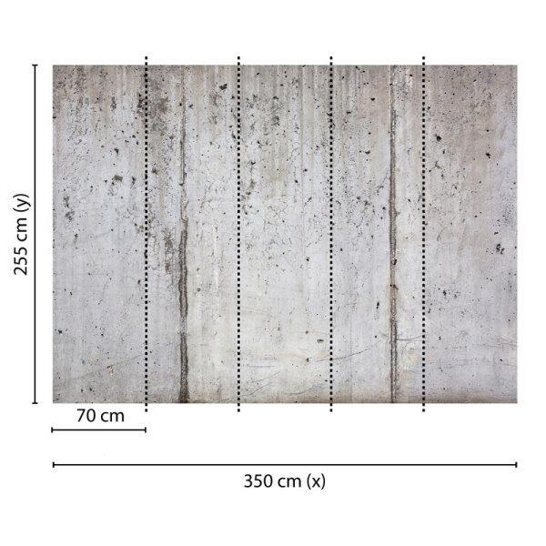 Digitaldruck-Tapete Concrete Wall livingwalls (DD118786)