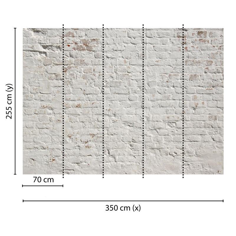 Digitaldruck-Tapete Brick White livingwalls (DD118785)