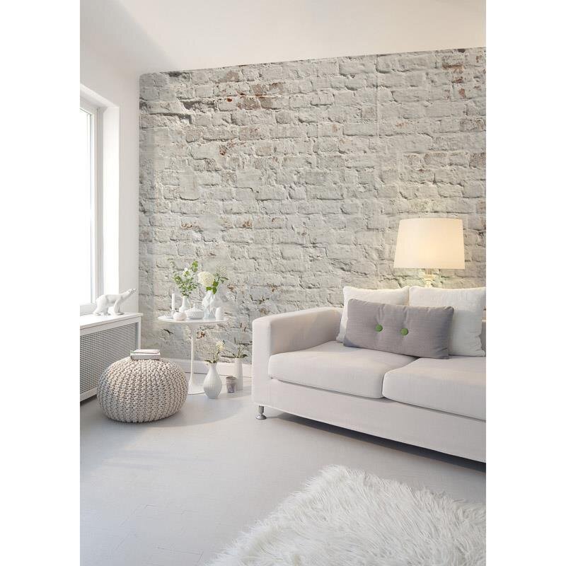 Digitaldruck-Tapete Brick White livingwalls (DD118785)