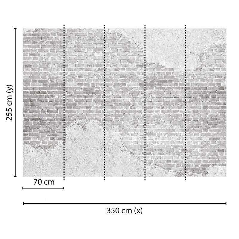 Digitaldruck-Tapete Old Brick Wall livingwalls (DD118770)