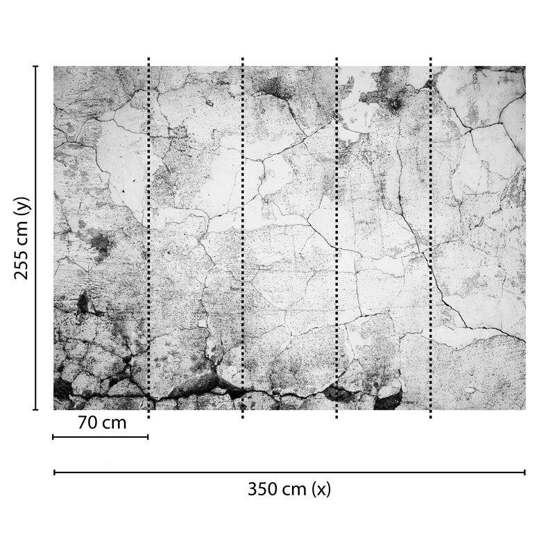 Digitaldruck-Tapete Cement Crack livingwalls (DD118768)