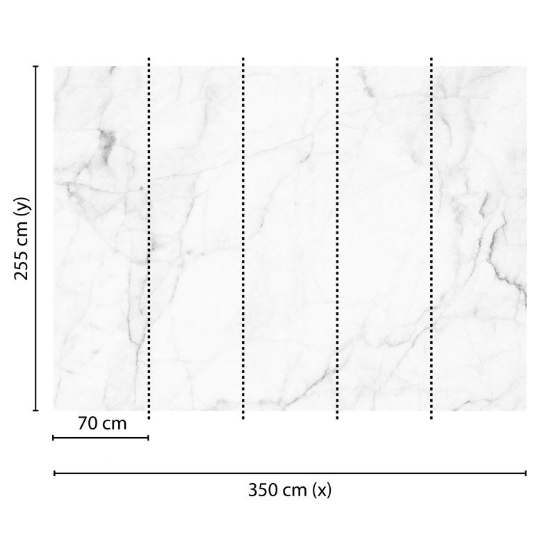 Digitaldruck-Tapete White Marble 2 livingwalls (DD118756)