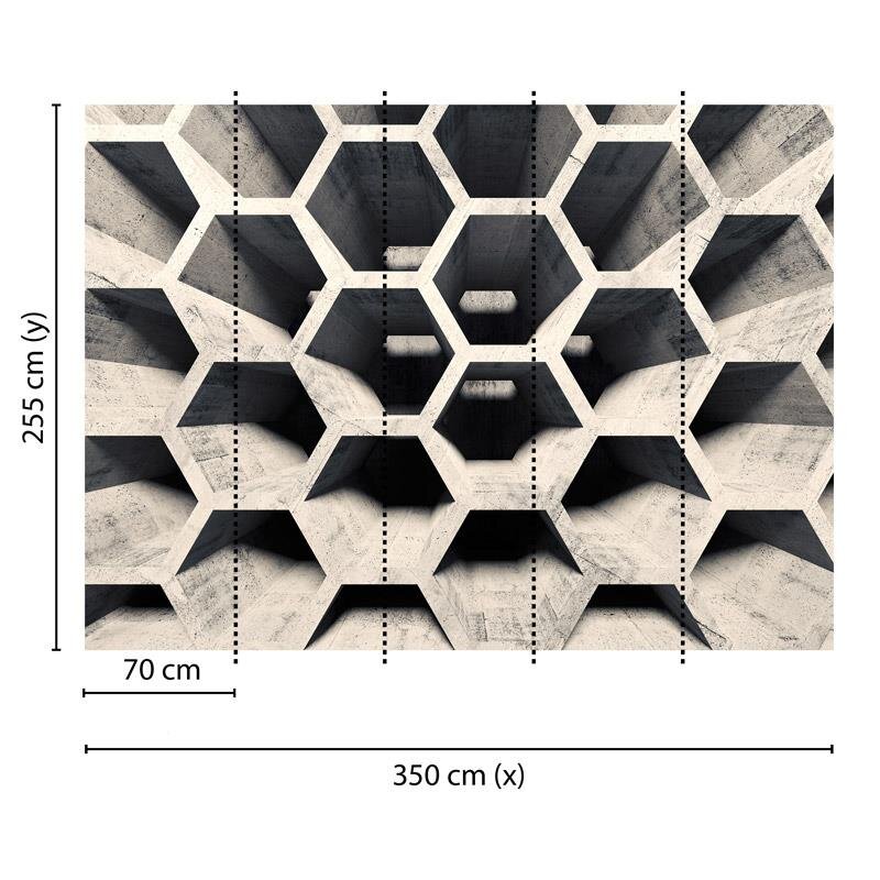 Digitaldruck-Tapete Honeycomb Structure 2 livingwalls (DD118740)