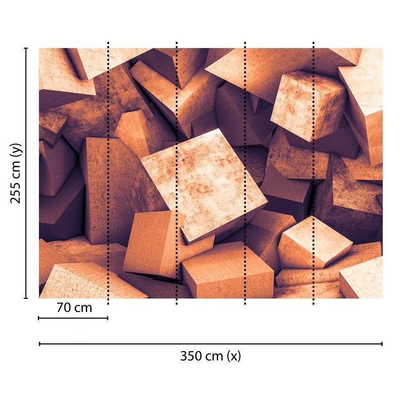Digitaldruck-Tapete Concrete Blocks 2 livingwalls (DD118736)
