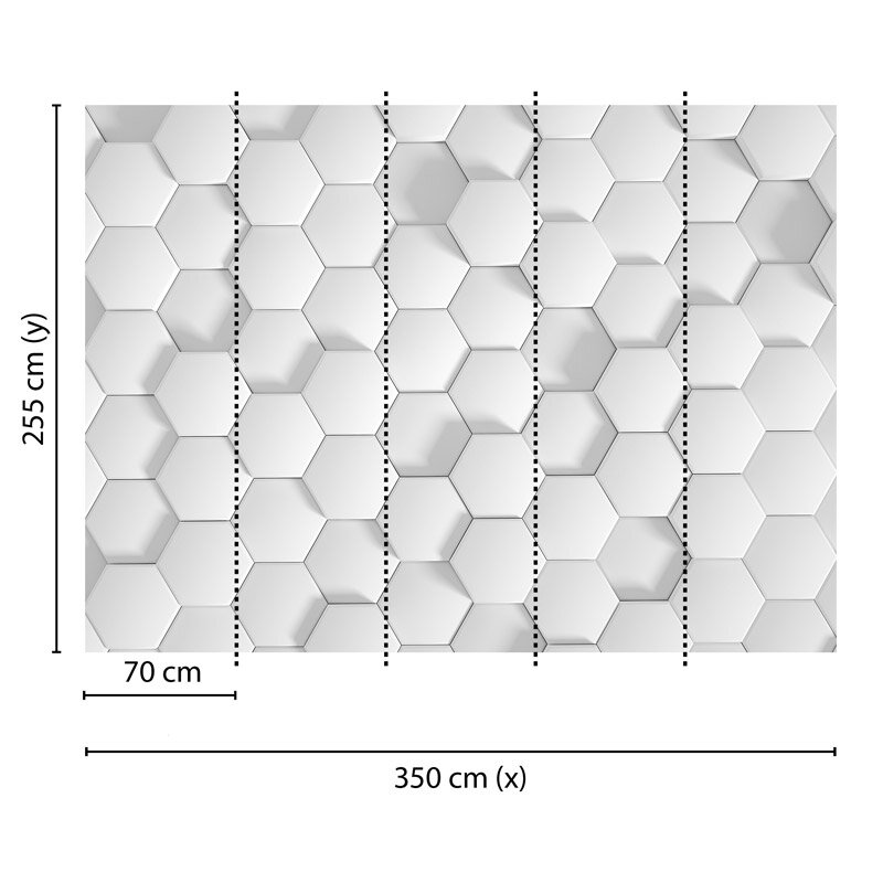 Digitaldruck-Tapete Honeycomb 1 livingwalls (DD118726)