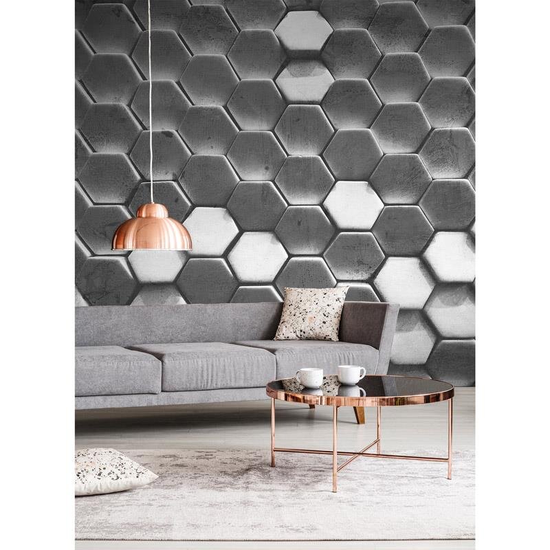 Digitaldruck-Tapete Hexagon Surface 1 livingwalls (DD118722)