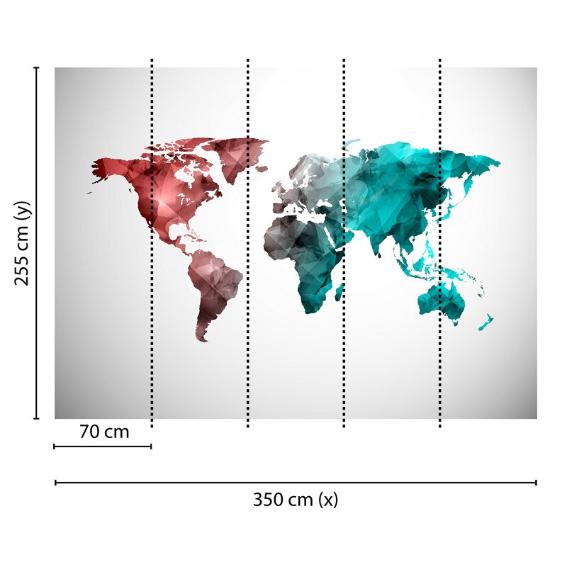 Digitaldruck-Tapete World Graphic 2 livingwalls (DD118708)