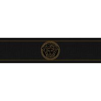 Bord&uuml;re Schwarz, Anthrazit, Gold, Kupfer VERSACE...