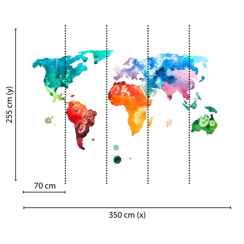 Digitaldruck-Tapete Colourful World 1 livingwalls (DD118696)