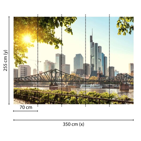 Digitaldruck-Tapete Frankfurt City livingwalls (DD118690)