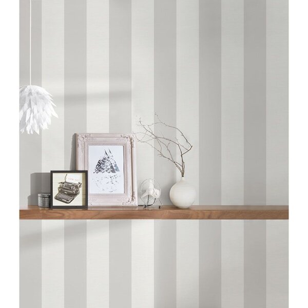 Tapete Weiß, Grau, Silber AS-Creation Vliestapete (314031)