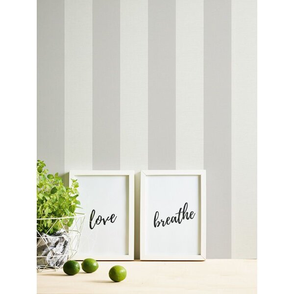 Tapete Weiß, Grau, Silber AS-Creation Vliestapete (314031)