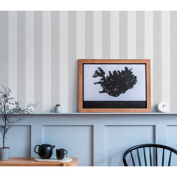 Tapete Weiß, Grau, Silber AS-Creation Vliestapete (314031)