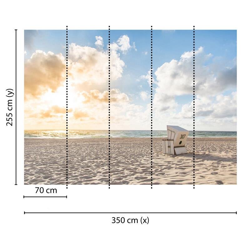 Digitaldruck-Tapete Beach Chair livingwalls (DD118656)