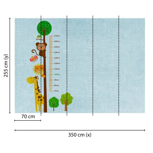 Digitaldruck-Tapete Kids Grow Stick 1 livingwalls (DD118646)