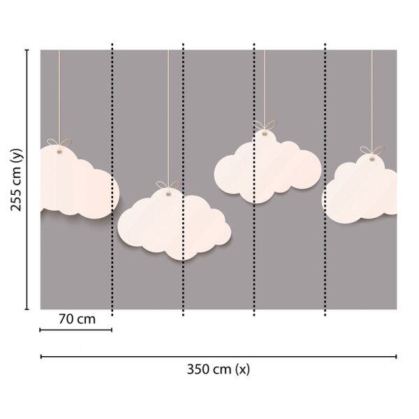 Digitaldruck-Tapete Clouds 2 livingwalls (DD118642)