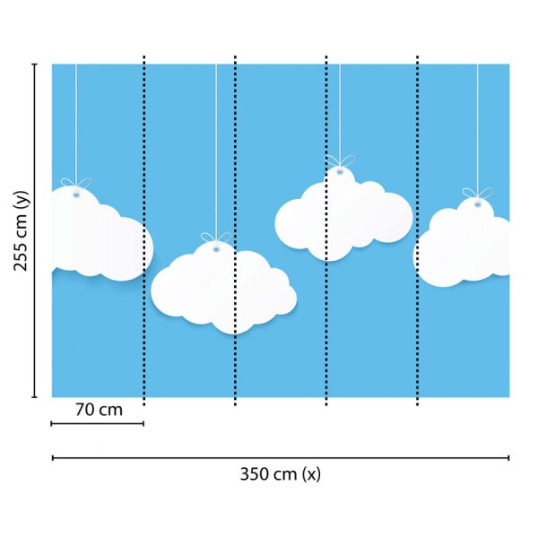 Digitaldruck-Tapete Clouds 1 livingwalls (DD118640)