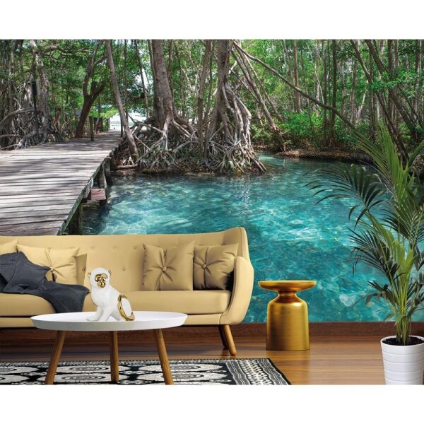 Digitaldruck-Tapete Dschungle Path livingwalls (DD118638)