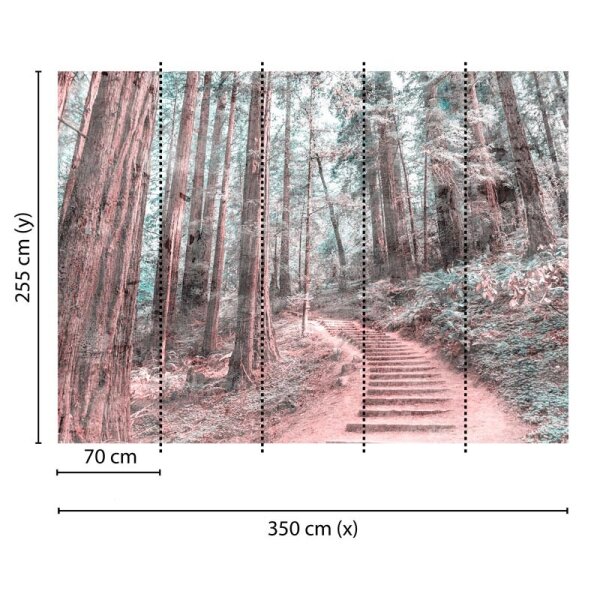 Digitaldruck-Tapete Forest Walk 2 livingwalls (DD118628)