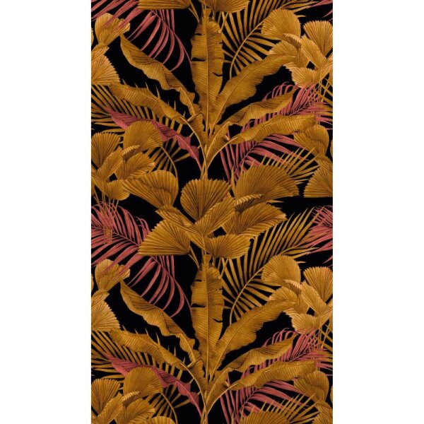 Digitaldruck-Tapete Gold, Schwarz livingwalls (391853)