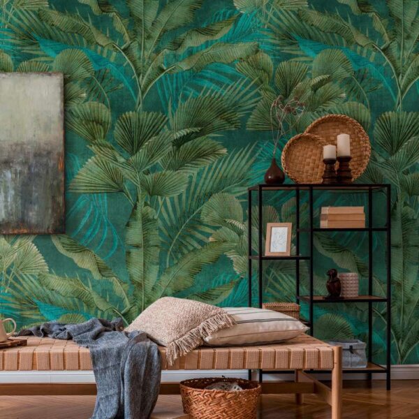 Digitaldruck-Tapete Blau, Grün livingwalls (391851)