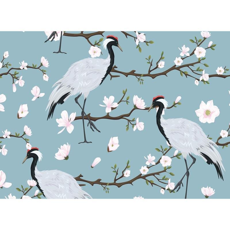 Digitaldruck-Tapete Japanese Cranes livingwalls (DD118584)