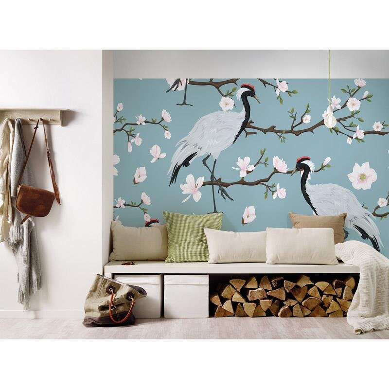 Digitaldruck-Tapete Japanese Cranes livingwalls (DD118584)