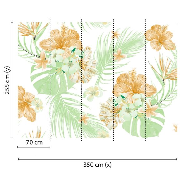 Digitaldruck-Tapete Tropical Art 2 livingwalls (DD118570)