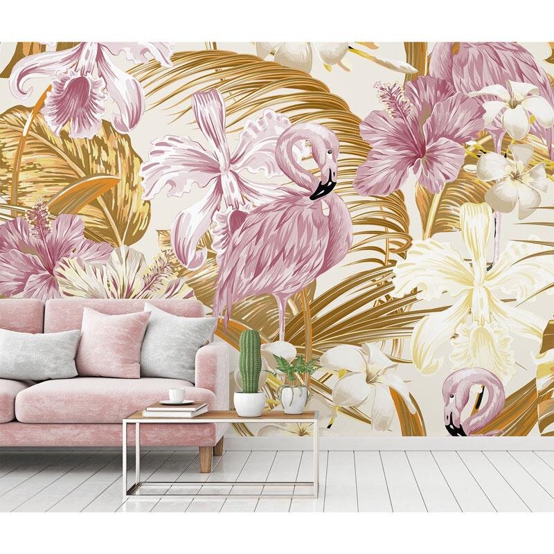 Digitaldruck-Tapete Flamingo Art 2 livingwalls (DD118566)