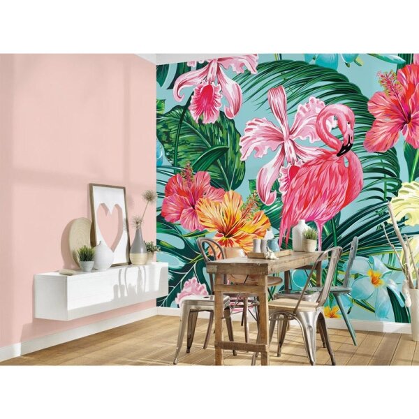 Digitaldruck-Tapete Flamingo Art 1 livingwalls (DD118564)