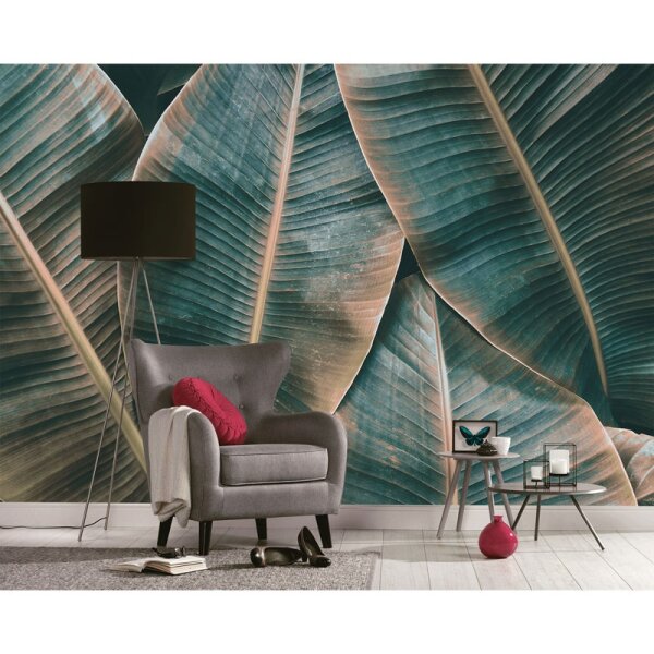 Digitaldruck-Tapete Banana Leaves 2 livingwalls (DD118562)