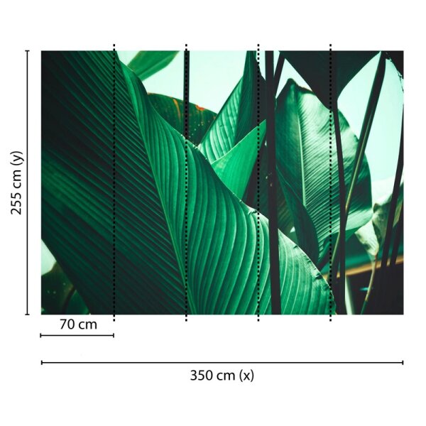 Digitaldruck-Tapete Leaf Stalks 1 livingwalls (DD118556)