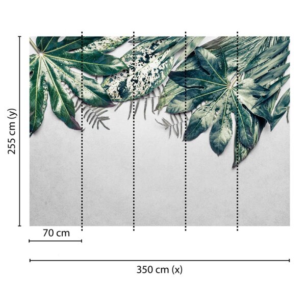 Digitaldruck-Tapete Leaves Variety 2 livingwalls (DD118550)