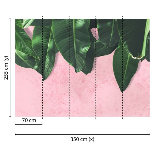 Digitaldruck-Tapete Leaves Wall 1 livingwalls (DD118544)