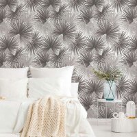 Digitaldruck-Tapete Grau, Greige livingwalls (391842)