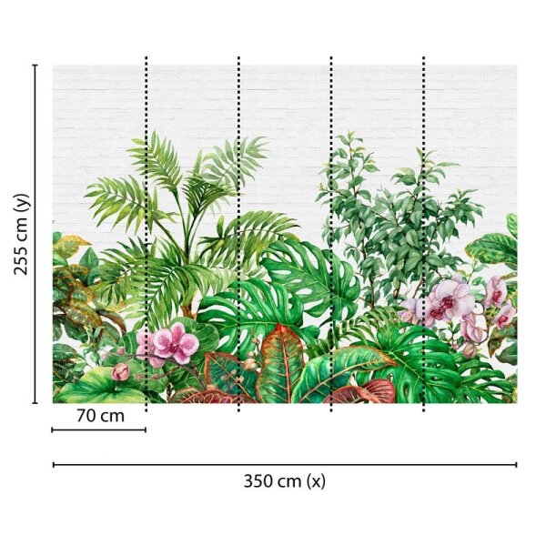 Digitaldruck-Tapete Tropical Wall 1 livingwalls (DD118530)